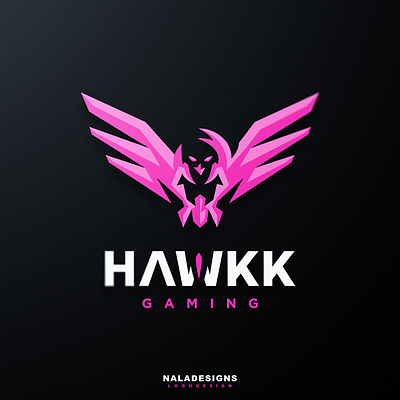 Hawkk Logo branding design esports gaming icon identity illustration letter logo mark mascot