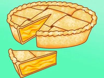 Apple Pie Design adobe photoshop apple pie art cute art design digital art drawing food food and drink food illustration foodie illustration