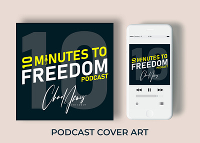 10 Minutes Freedom Podcast Cover Art advertisement album cover design art business business flyer cover art cover design dribbble flyer design graphic design illustration itunes logo love photoshope podcast art podcast cover art thumbnail ui ux youtube