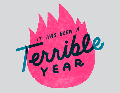 Terrible! illustration lettering