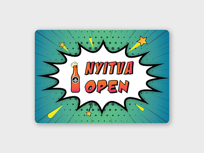 Open/Closed sign for beer shop artwork beer branding design graphicdesign illustration illustration art print printing design typography vector