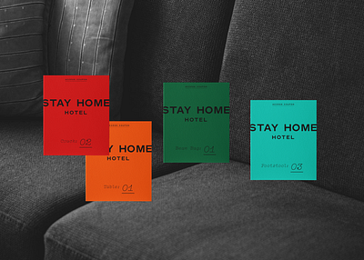 Stay Home Hotel art direction branding cheeky colorful design hotel mood moodboard stayhome typography