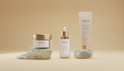 Cursa - Cosmetic Packaging Branding Design brand design brand design kit branding design illustration logo packaging packagingdesign packagingpro ui ux