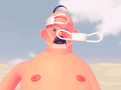 From the lucky Summer of 2020 3d animation aftereffects beach character animation cinema4d deckard977 mask mauro mason motion design summer summer2020