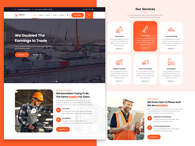 Anaula - Construction Template agency architecture bootstrap builder building business construction construction business construction company corporate electrician engineers freelancer painter portfolio unique