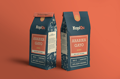 Branding - KopiQu brand design brand design kit branding coffee logo design illustration logo packaging packagingdesign packagingpro