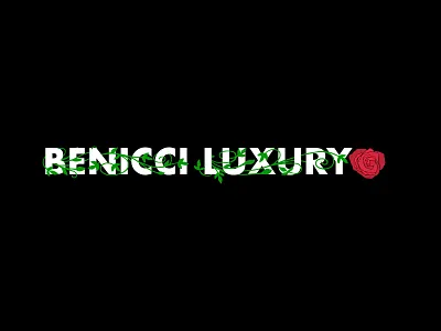 Benicci Luxury clientwork clothing custom lettering hand drawn handlettering jerry jerryokolo lettering logo designer logotype logotype designer luxury procreate rose typography vine