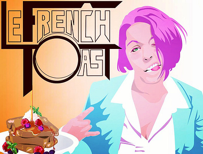 Le French Toast photographie branding design identitydesign logo photographer vector web