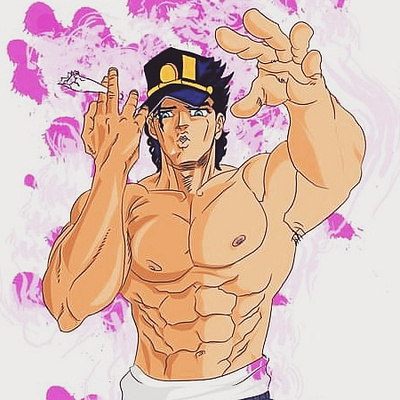 Hood JOTARO KUJO fanart illustrator japanese jojo s bizarre adventure jojo s bizarre adventure smoke