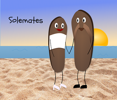 Solemates doodle illustration simple