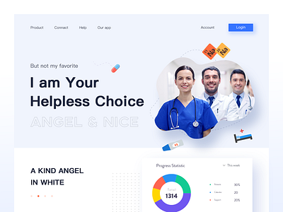 Medical Treatment Web Exploration app branding design medical web website