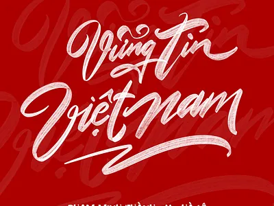 Vững Tin Việt Nam graffiti handmade handstyle handwriting hanoi logo monoline rawtype type typography vietnam