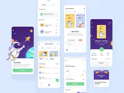 School day app 02 app design icon ui ux