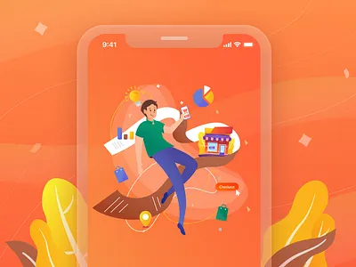 Support Local Business illustration illustration illustration art uidesign