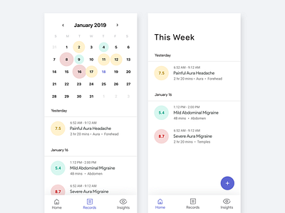 Headspace app design ui ux