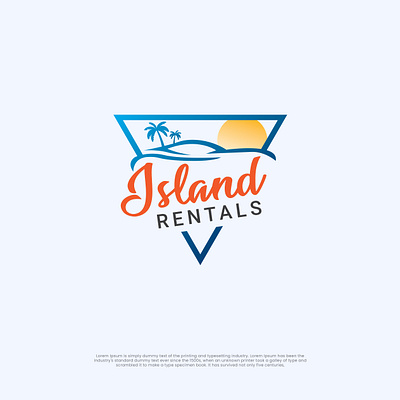 Rental Logo adobe illustrator adobe ilustrator branding design graphic deisgn icon interior design logo logo design organic brand logo