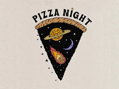 Pizza badge vintage hand drawn design illustration art badge badge logo design graphic design illustrator pizza pizza box pizza illustration retro retro design tropical vector vintage vintage badge vintage design vintage logo