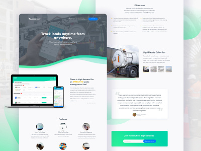 Load Hawk Commercial Waste Tracking App branding design logo phone app transportation ui ux web design webapplication website