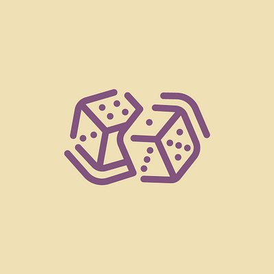 Day 40 - Dice - 100 Icons Daily 100days design dice icon illustration leeayr logo minimal pair vector