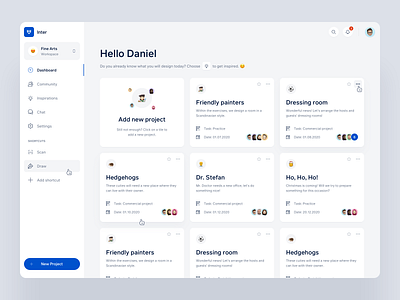 Dashboard app architecture card cards dashboard design interior minimal overview product ui ux web web app webdesign workspace