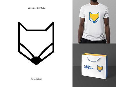 LEICESTER CITY F.C. badge brand identity crest cresttoicon epl football fox icon identity design lcfc leicester leicester city logo premier league soccer sports