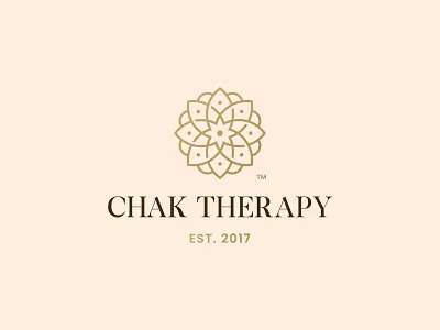 Chak Theraphy Logo Design brand brand identity branding chakra design icon logo logo design logodesign meditation minimal symbol yoga yoga studio