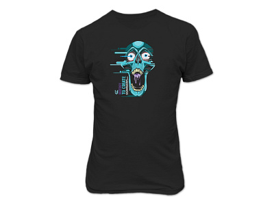 DTC tee skull t shirt vector