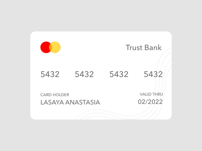 Credit Card dailyui 002