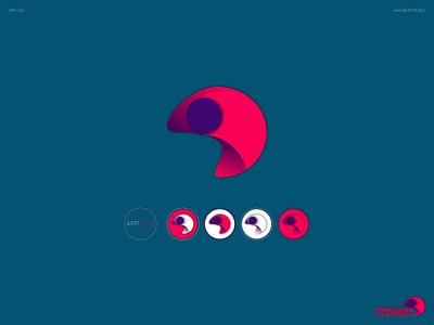 FISH LOGO app icon branding fish logo orca sea
