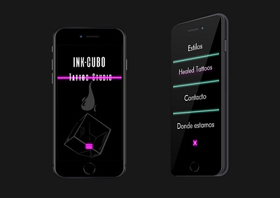 Inkcubo tattoo studio branding css3 design elementor pro html5 photoshop ui ux uxui wordpress