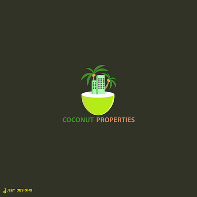 coconut property logo brand brand identity branding designlogo graphicdesign graphicdesigner graphics illustrator logo logodesign logoidea logoideas logotip logotype