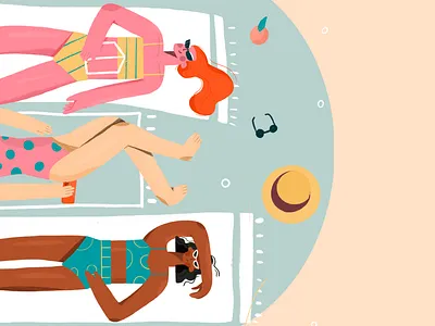 Summer vibe design draw graphics icon illustration procreate summer vector