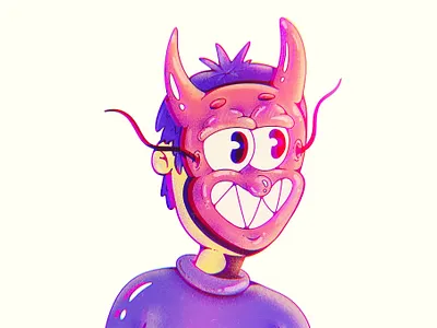 Devil Mask Startup Inferno 1930s cartoon cartoon character cartoon characters cartoon illustration cartoons character character design characterdesign devil hell illustration illustration art lowbrow lowbrow art lowbrowart mask procreate vector art vintage