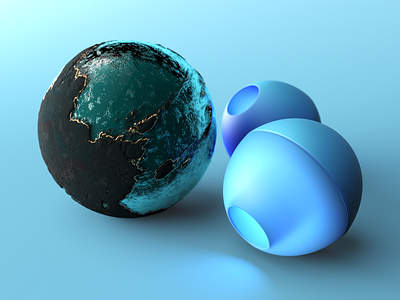 Balls balls c4d redshift