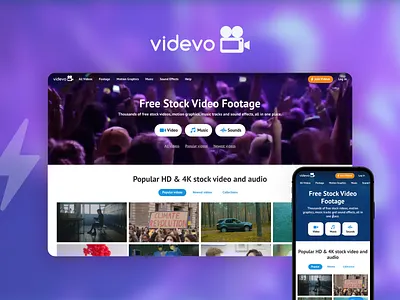Videvo - Free Stock Video Footage Platform premium video stock audio stock video
