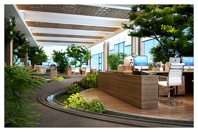 Office 3D interior design 3d architectural rendering 3d interior rendering 3d rendering