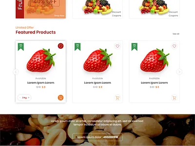 Ecommerce Footer app e commerce design ecommerce ecommerce app icon typography web