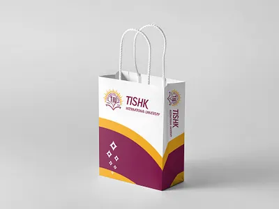 Paper Bag branding design graphic icon illustration logo minimal mockup typography vector