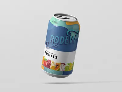 Can Label branding design graphic logo mockup