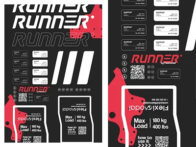 Poster "Runner" - FlexiModal design graphic graphic design graphicdesign identity designer identitydesign illustration illustrator logo vector