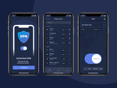 VPN9 iOS app Design app design figma design interface design ios app ios app design ios application ios apps mobile app mobile app design mobile design mobile ui ui design ux design vpn vpn app