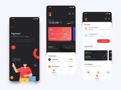 OnePay - Single app for all payment app branding card daily ui dark dark ui design shopping ui ui ux design ui design uiux ux