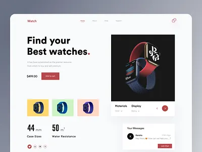 Apple Watch Reseller Website 2020 trends apple watch apple watch series 6 best header design clean design digital marketing e commerce homepage ios landingpage layout macbook pro minimal product simple smart watch ui ux webdesign websites
