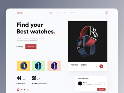 Apple Watch Reseller Website 2020 trends apple watch apple watch series 6 best header design clean design digital marketing e commerce homepage ios landingpage layout macbook pro minimal product simple smart watch ui ux webdesign websites