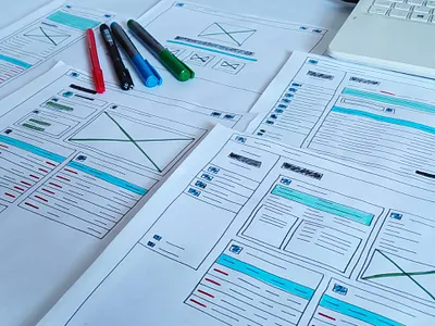 Wireframe illustration ux design wireframe design wireframes