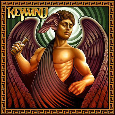Keywind Album cover album art album artwork digital art digital illustration digital painting digitalart god of sleep greek mythology hypnos illustration