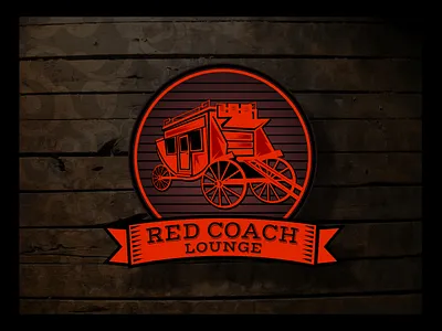 Red Coach branding design logo vector