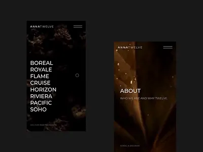 Anna Twelve animation clean design digital flat minimal ui ux web design website
