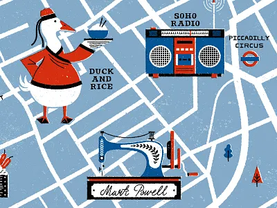 Soho Map Shot 1 01 cartography illustration london mapdesign maps soho