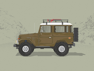 Toyota FJ Cruiser jeep vintage